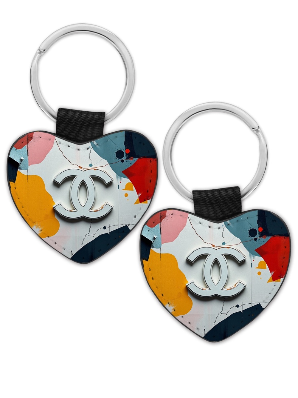 HANDMADE FASHION Heart Keychain